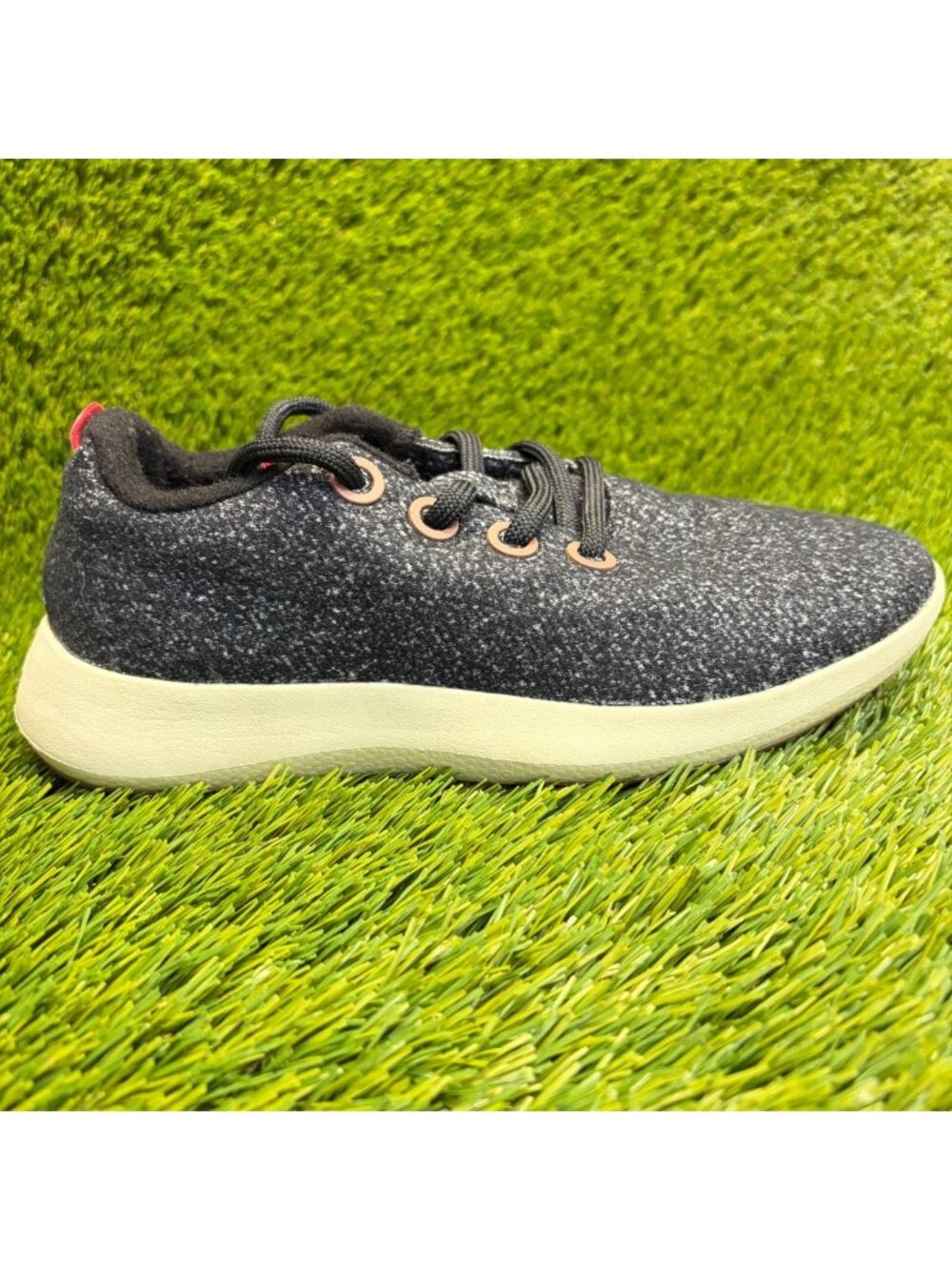 Allbirds Wool Runner Mizzle Womens Size 7 Black Athletic Running Shoes Sneakers